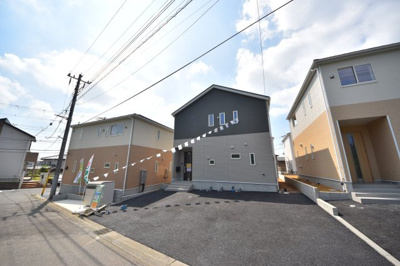 【前面道路含む現地写真】 | CGかすみがうら市下稲吉第14【全7棟】 | 前面道路　7/25撮影　■前面道路は北側幅員約5m公道です。