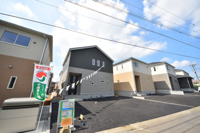 【前面道路含む現地写真】 | CGかすみがうら市下稲吉第14【全7棟】 | 前面道路　7/25撮影　■前面道路は北側幅員約5m公道です。