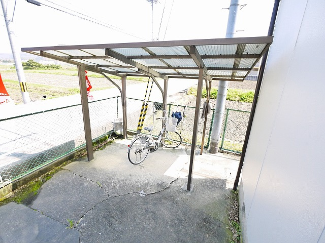 乙木ハイツAのその他共用部分|自転車置き場