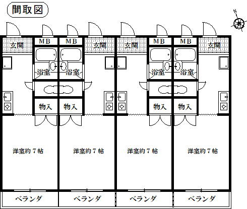 フレグランス壱番館の間取り