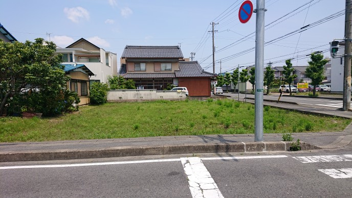 岐阜市六条北・土地の外観