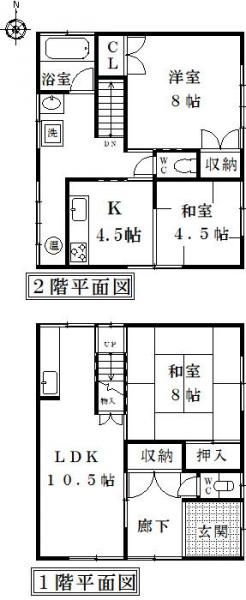 大垣市番組町の間取り