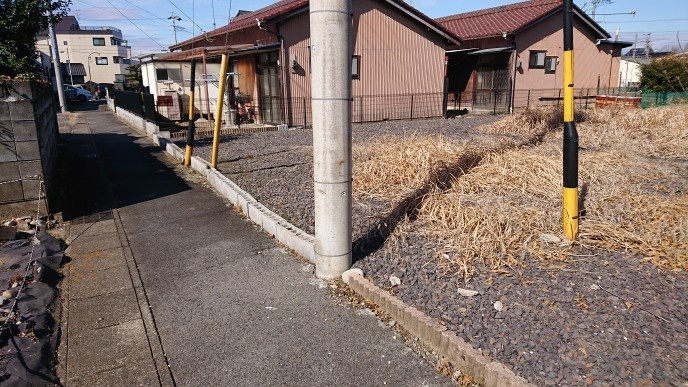 美濃加茂市古井町・土地の前面道路含む現地写真