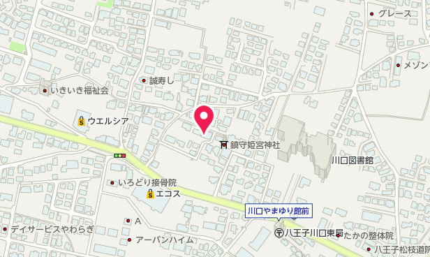 祝：成約済み　八王子市　川口町　新築戸建て　２４ー３期の地図|～仲介手数料無料☆八王子ひなた不動産～　八王子市川口町　新築戸建て