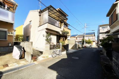 【前面道路含む現地写真】 | 城陽市寺田尺後　土地 | 京奈和道インターチェンジまで車約3分の距離です。