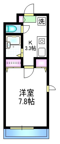 ドミールＴの間取り|★角部屋です★