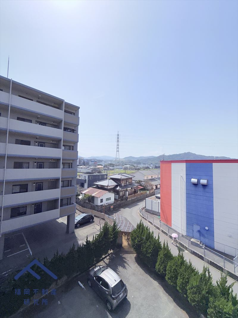 朝倉街道ハイツの展望