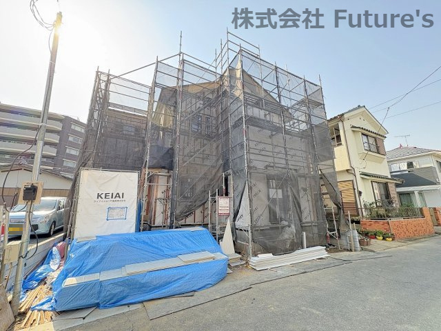 三郷市谷口　新築戸建　全1棟の外観|現地の写真になります。