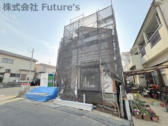三郷市谷口　新築戸建　全1棟の外観|現地の写真になります。