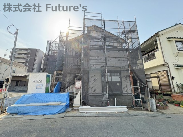 三郷市谷口　新築戸建　全1棟の外観|現地の写真になります。