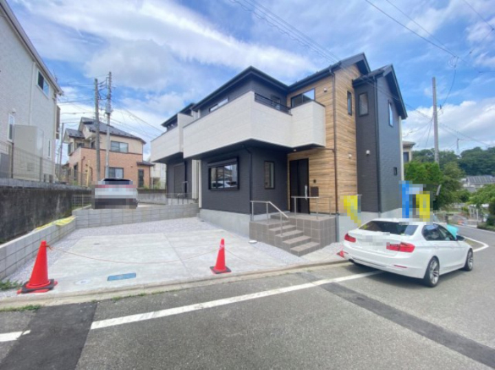 祝：成約済み　八王子市　小比企町　新築戸建て　３期の外観|～仲介手数料無料☆八王子ひなた不動産～　八王子市小比企町　新築戸建て