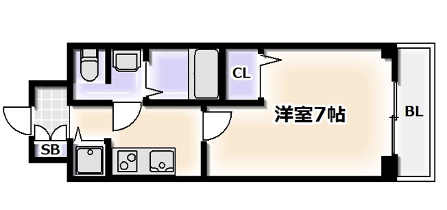 【間取り】 | S-RESIDENCE難波Briller