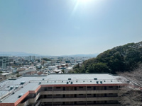 【展望】 | ライオンズマンション長丘ガーデン2番館 | 部屋からダイレクトに緑です。山です。福岡市南区で、これは贅沢だともいえます。