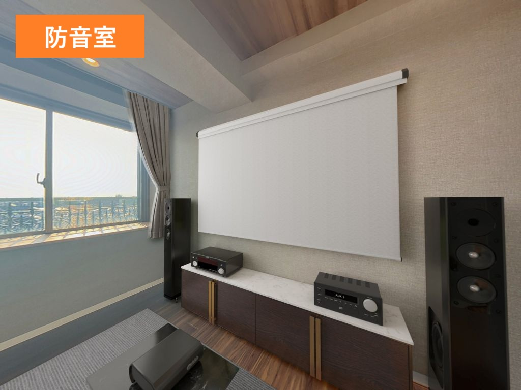 メリディアンコートの洋室