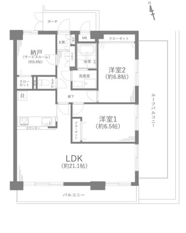 昭島市大神町３丁目の中古マンション