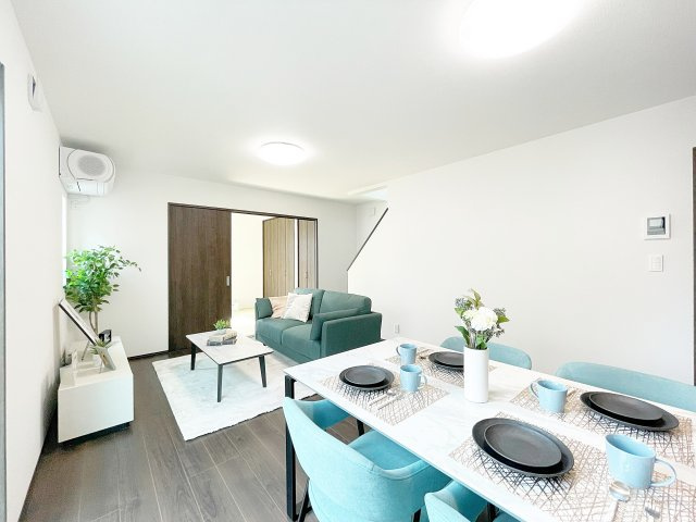 伊達市箱崎字布川　CLEIAS TOWN　の居間・リビング