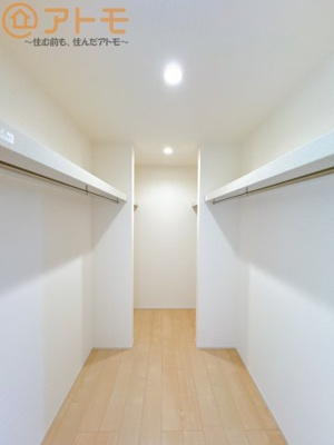 【収納】 | 焼津市利右衛門3期　新築戸建　3号棟 | 収納家具を減らせる容量の大きなクローゼット♪