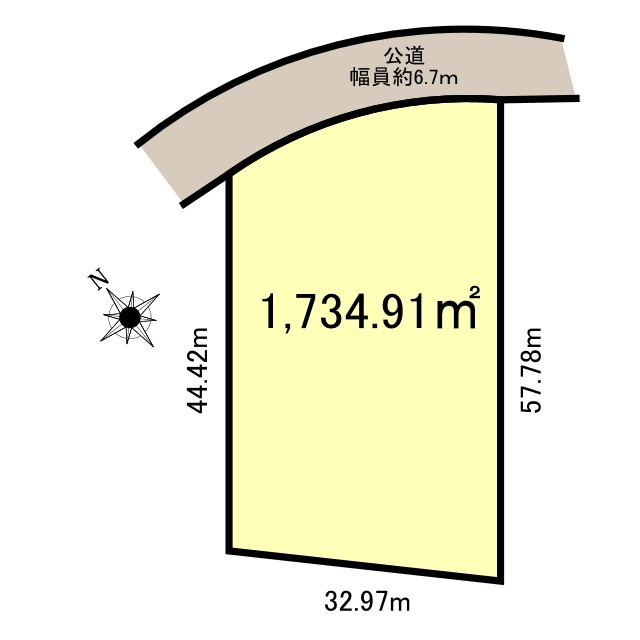 東松山市大字上野本　売地の土地図