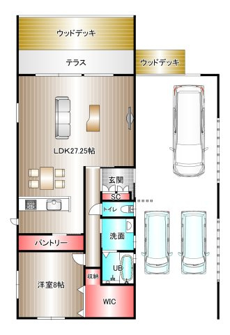 日高郡印南町西ノ地の間取り