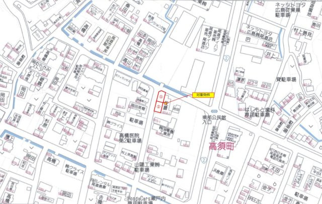 耐震+制震の家 高須町：住宅性能取得物件 1号棟 の地図|ナビ：尾道市高須町5014