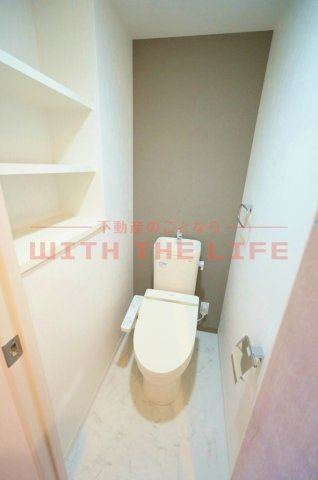 アーバンコート中央町【キャッシュバック対象】のトイレ|落ち着いたトイレです