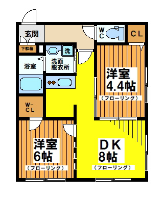 BRANCHE中野富士見町の間取り