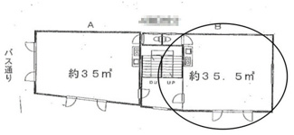 【間取り】 | 堺市中区東山ウィンビル貸店舗