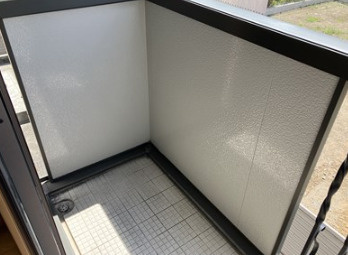 メゾン南本荘のバルコニー