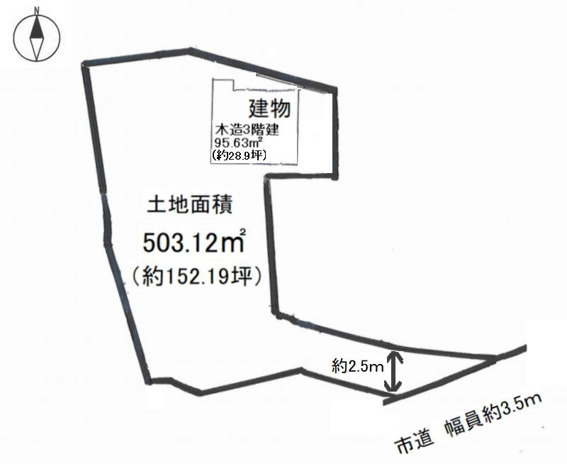 常滑市青海町4丁目の区画図