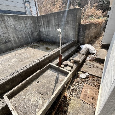 室蘭市港北町5丁目120-9戸建の庭