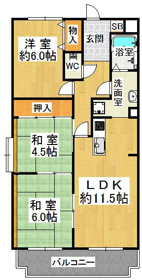 ヒルズ14の間取り|※間取りが現況と異なる場合は現況を優先します※