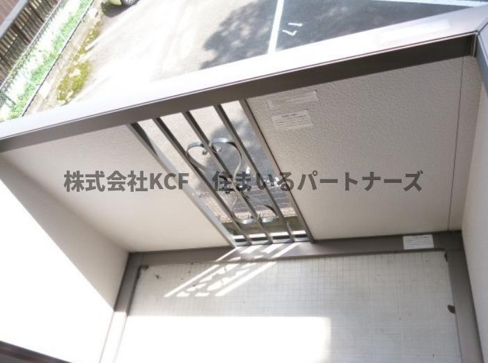 ルモン櫛原のバルコニー|外からの目が気にならないバルコニーで洗濯物が干せます