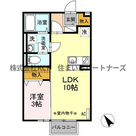 ルモン櫛原の間取り