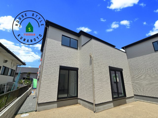 熊本市南区御幸西3丁目第1-4棟(1号棟)の外観|デザイン性のある外観です。