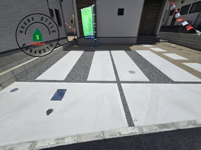 熊本市南区御幸西3丁目第1-4棟(1号棟)の駐車場|駐車場になります。