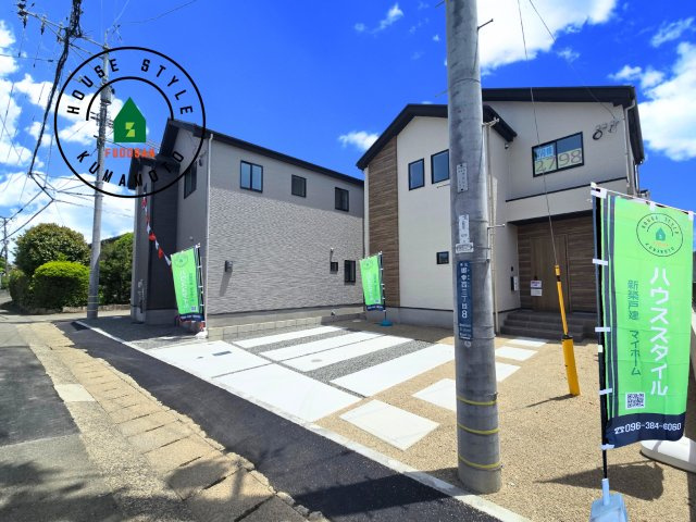 熊本市南区御幸西3丁目第1-4棟(1号棟)の前面道路含む現地写真|見学の時間などお気軽にお問い合わせ下さい。