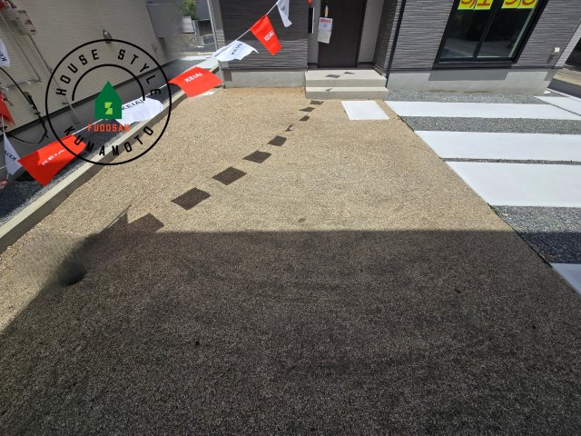 熊本市南区御幸西3丁目第1-4棟(2号棟)の庭|お庭で自由な時間を過ごせます。