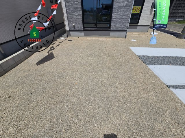 熊本市南区御幸西3丁目第1-4棟(4号棟)の庭|お庭で自由な時間を過ごせます。