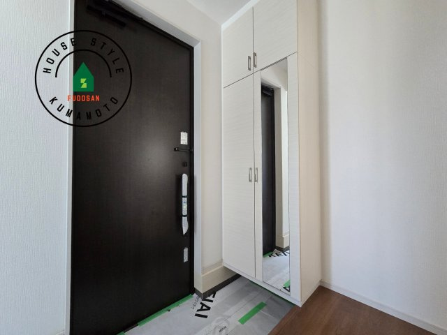 熊本市南区御幸西3丁目第1-4棟(4号棟)の防犯設備|二重ロックでしっかり防犯対策ができます。