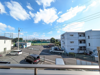 2階バルコニーからの景色♪