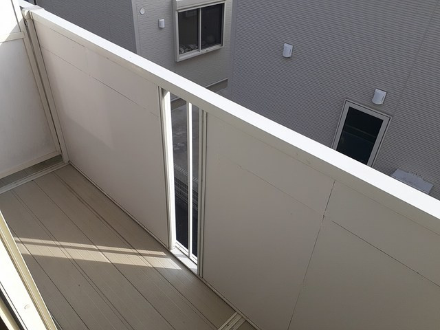 サンエステートのバルコニー