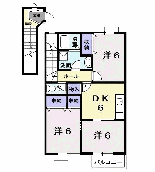 サンエステートの間取り