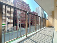 【バルコニー】 | 南薬院パークマンション☆仲介手数料無料☆ | バルコニーは日当たりが一番！それでいうならこの物件は大合格です。