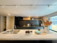 【キッチン】 | 南薬院パークマンション☆仲介手数料無料☆ | 機能性とデザイン性を両立させた、リノベーション物件ならではの素敵なキッチン。立ってみるとそれがよく分かります♪