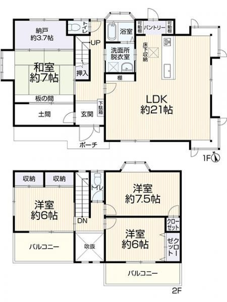 【間取り】 | 太宰府市青山3丁目中古戸建☆仲介手数料無料☆