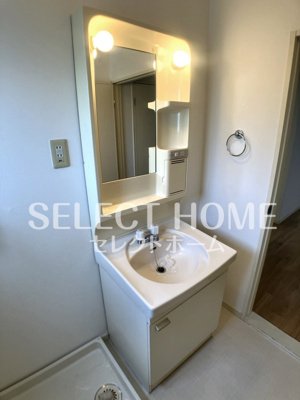 【独立洗面台】 | リバーパーク | 独立洗面台あり、毎朝おしゃれに忙しい女性の方におすすめです