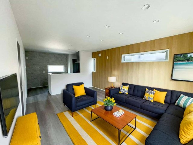 長野市吉田の居間・リビング|※CGで家具を配置しています