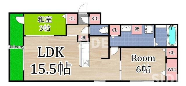 【間取り】 | FlourichⅡ