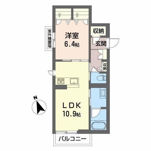 ヴィアソーレＫの間取り