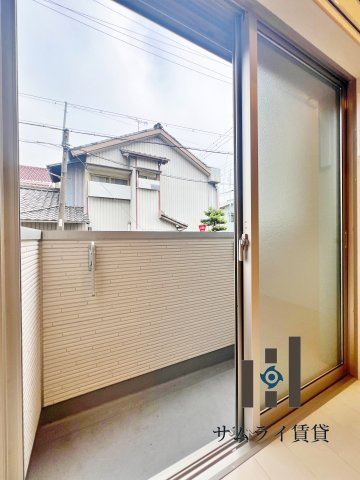 ハーモニーテラス志賀町Ⅲのバルコニー